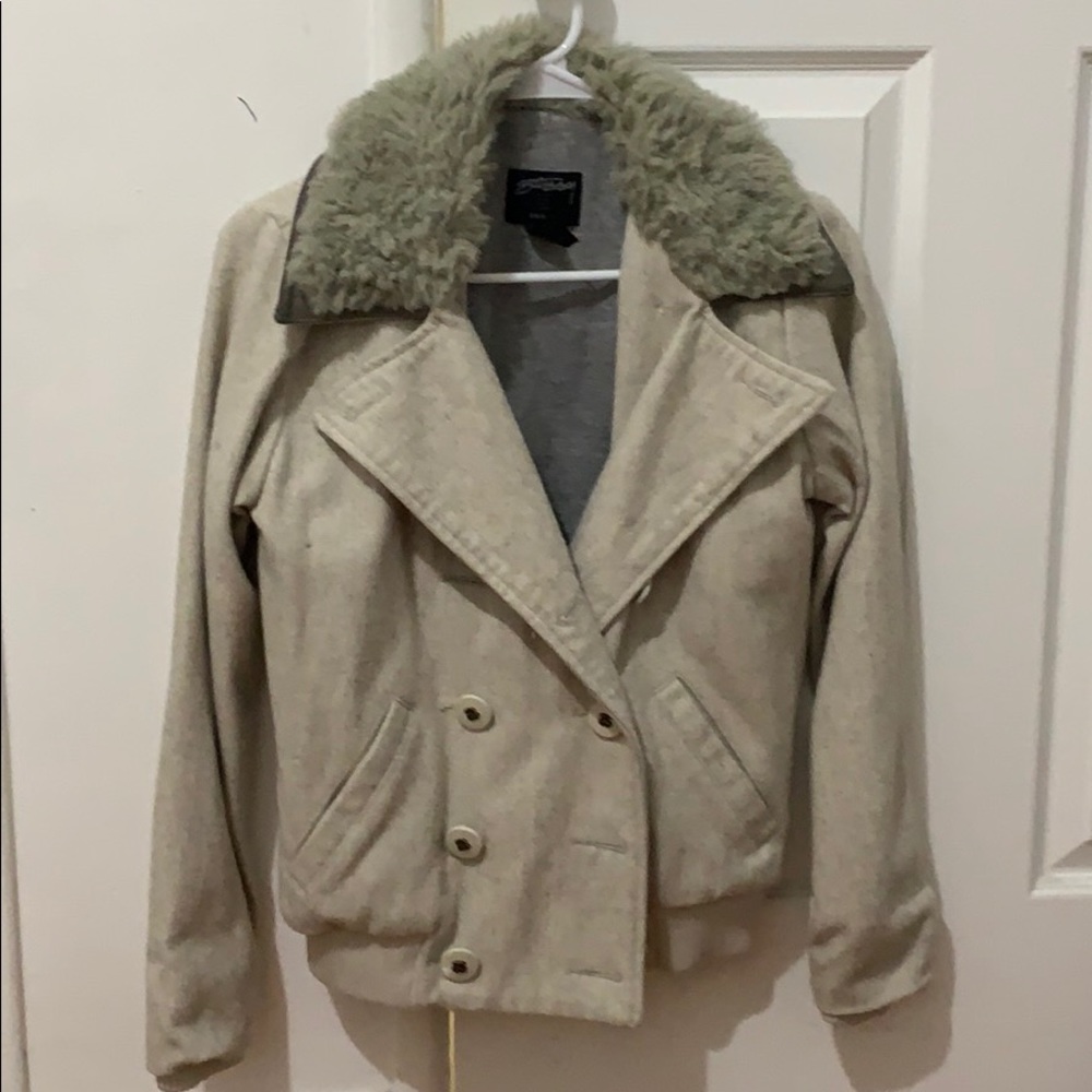 STUSSY FUR JACKET